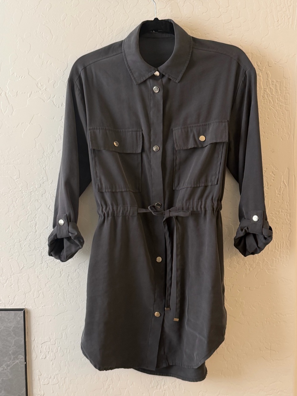 Zara Dark grey Shirt Dress